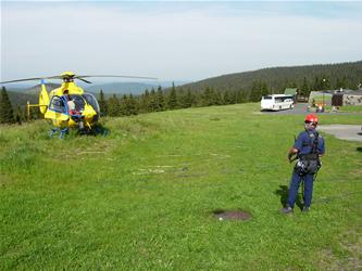 Příprava k zásahu v podvěsu 